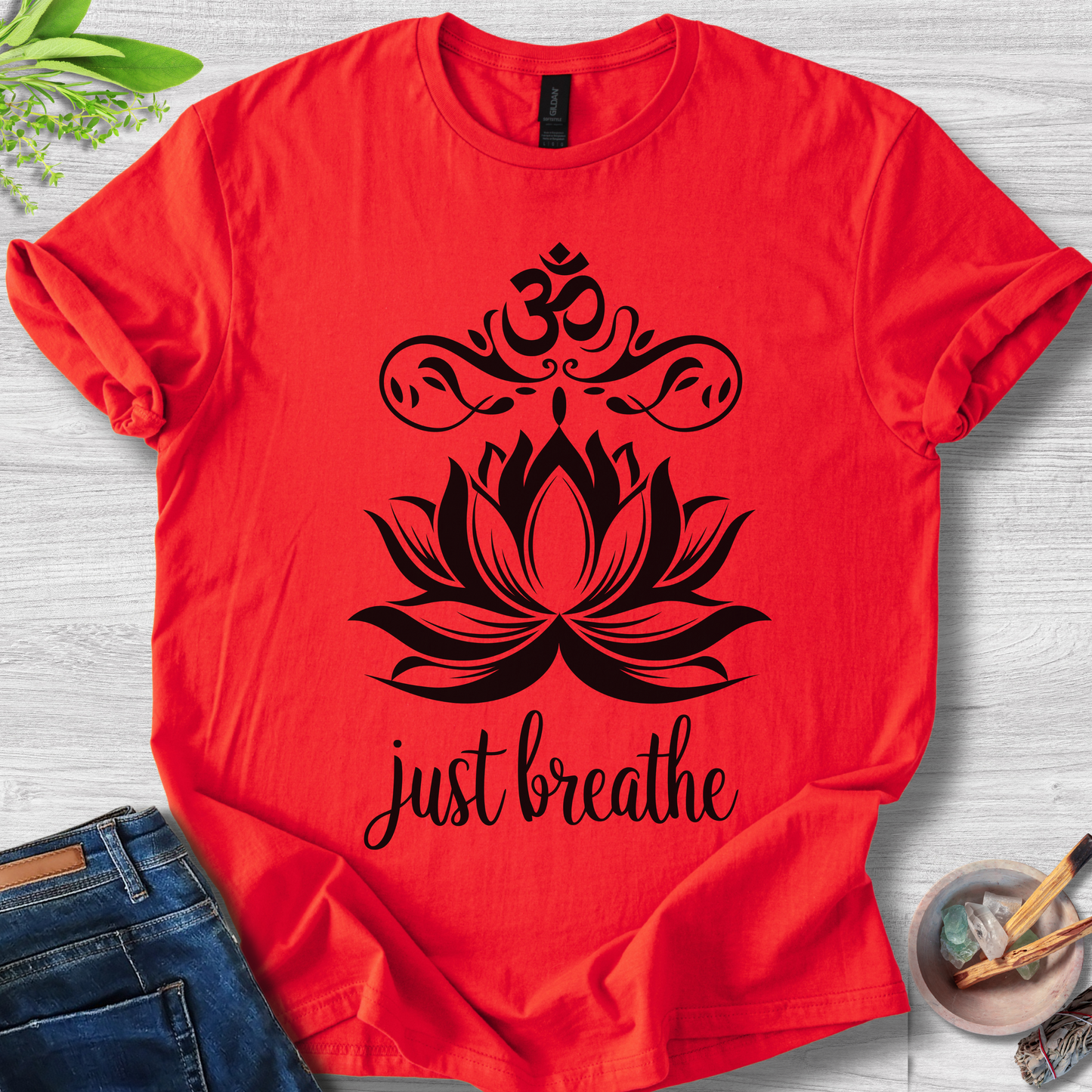 Just Breathe Unisex Softstyle T-Shirt