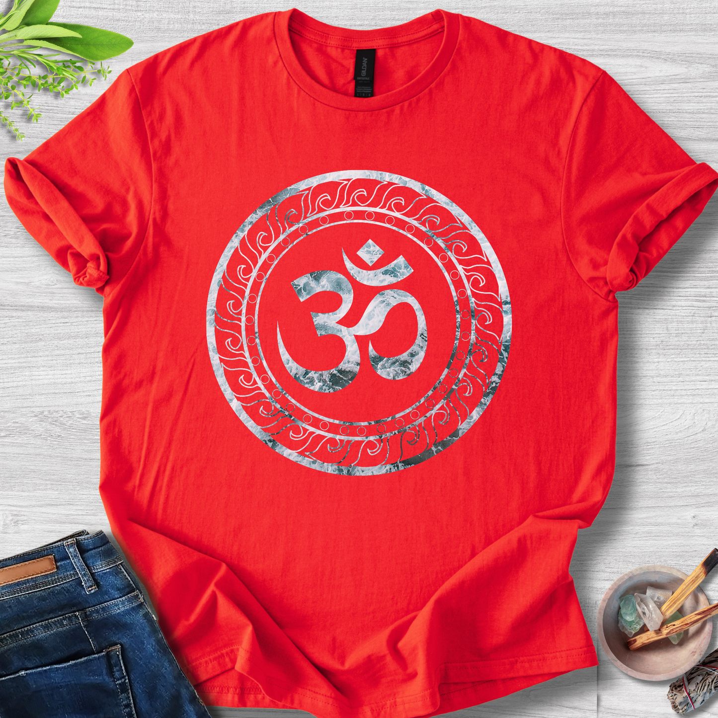 Zen Om Mandala Unisex Softstyle T-Shirt
