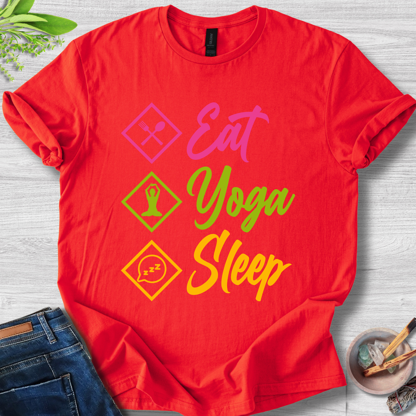 Zen Daily Routine Unisex Softstyle T-Shirt