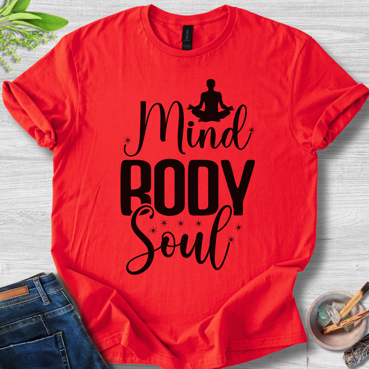 Mind Body Soul Unisex Softstyle T-Shirt