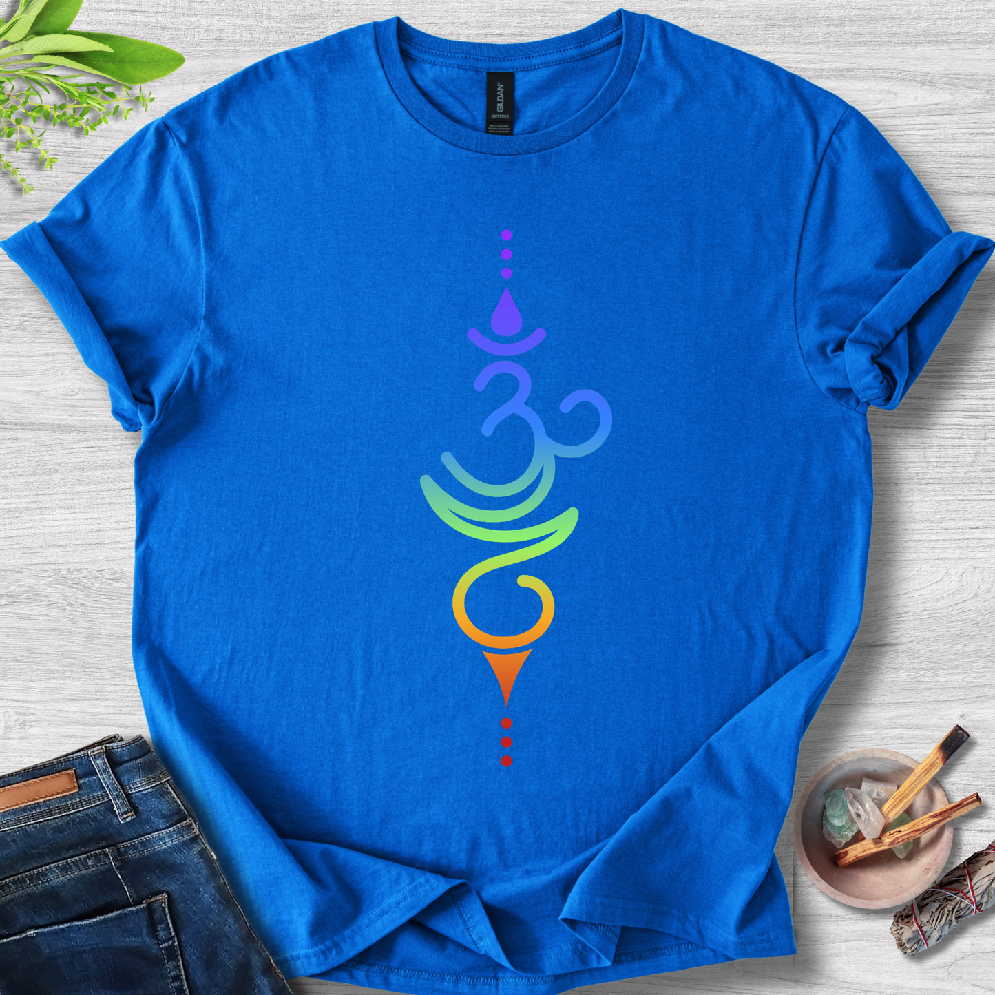Chakra Flow Unisex Softstyle T-Shirt