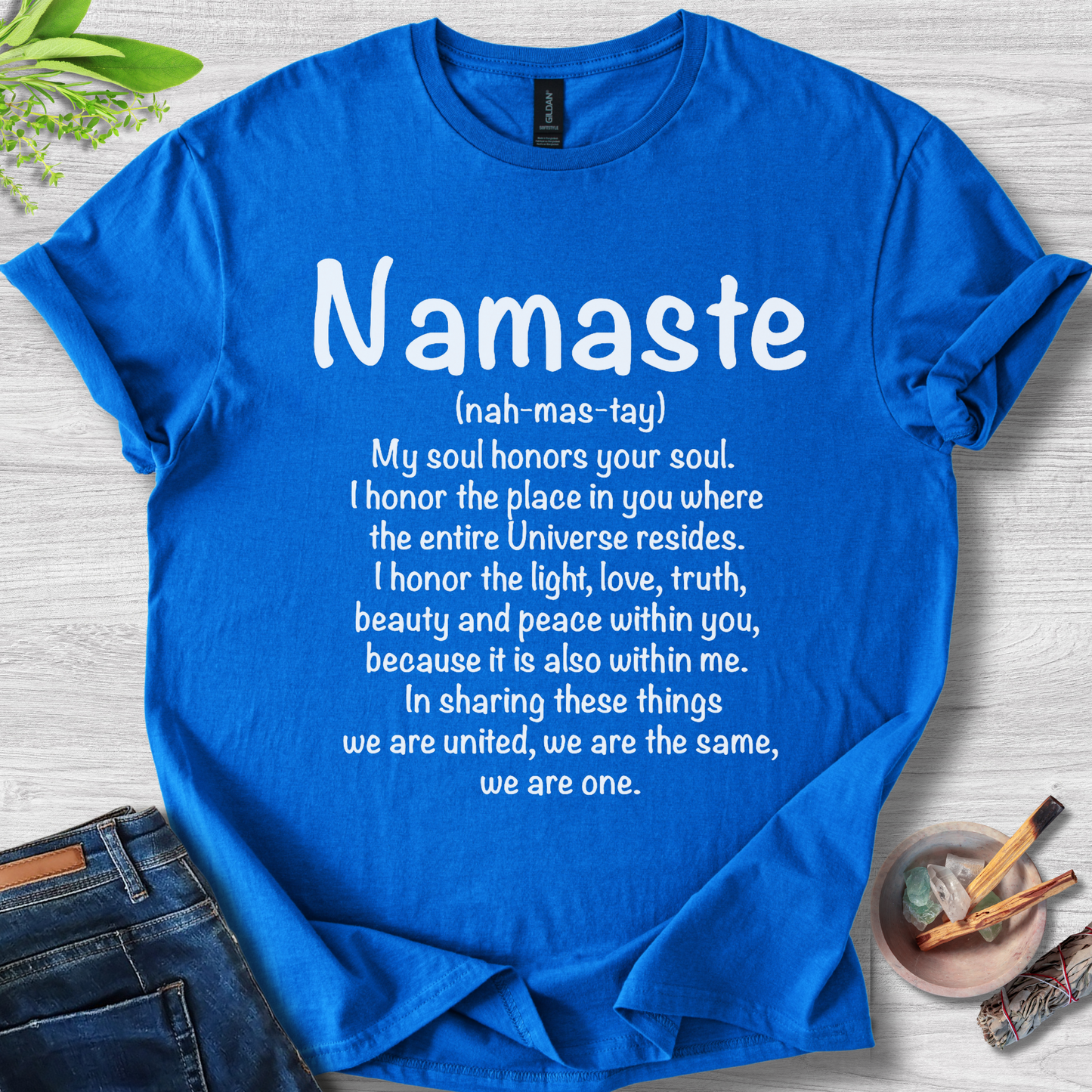 Namaste Soul Connection Unisex Softstyle T-Shirt