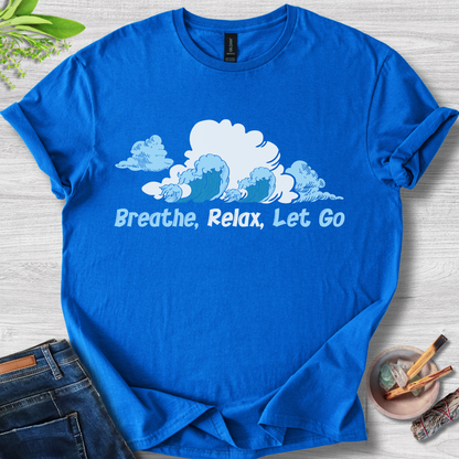 Breathe Relax Let Go Unisex Softstyle T-Shirt
