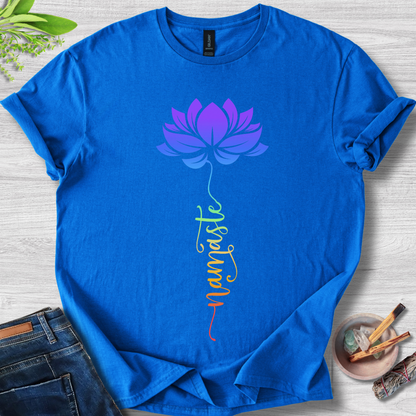 Lotus Namaste Gradient Unisex Softstyle T-Shirt