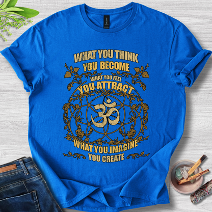 Manifestation Mandala Tee – OM Edition Unisex Softstyle T-Shirt