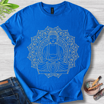 Golden Buddha Mandala Unisex Softstyle T-Shirt