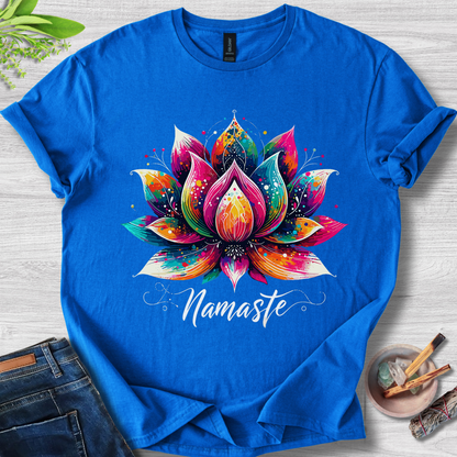 Zen Lotus Flow Unisex Softstyle T-Shirt