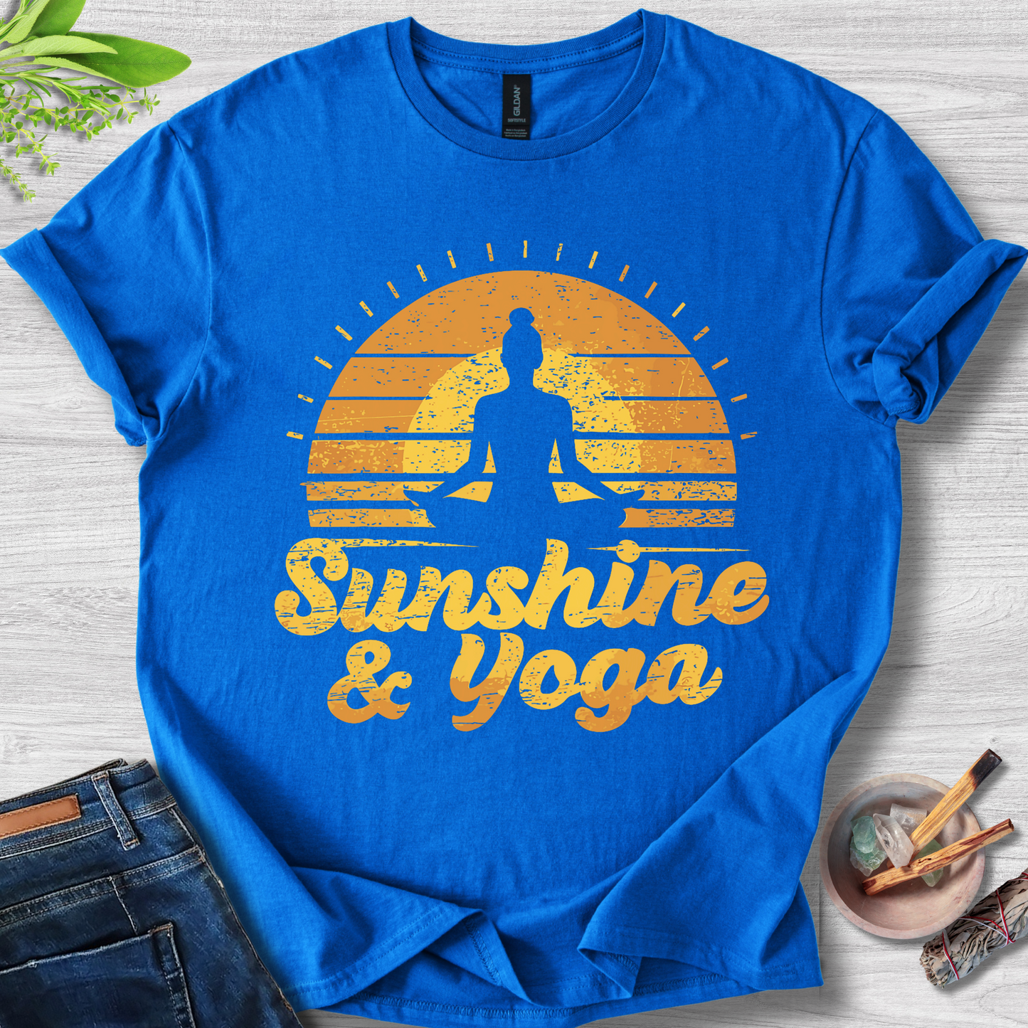 Sunshine & Yoga Unisex Softstyle T-Shirt