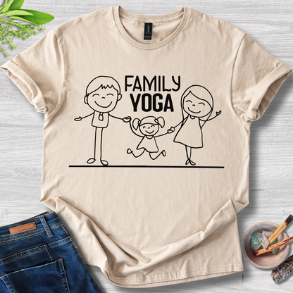 Family Yoga Unisex Softstyle T-Shirt