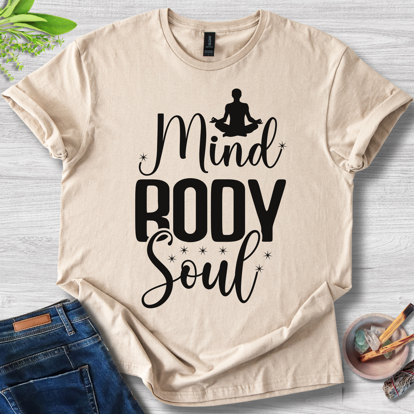 Mind Body Soul Unisex Softstyle T-Shirt