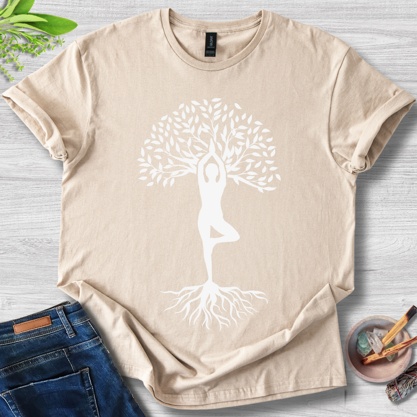 Tree of Balance Unisex Softstyle T-Shirt
