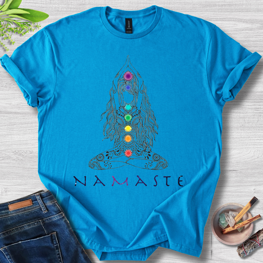 Namaste Chakra Flow Unisex Softstyle T-Shirt