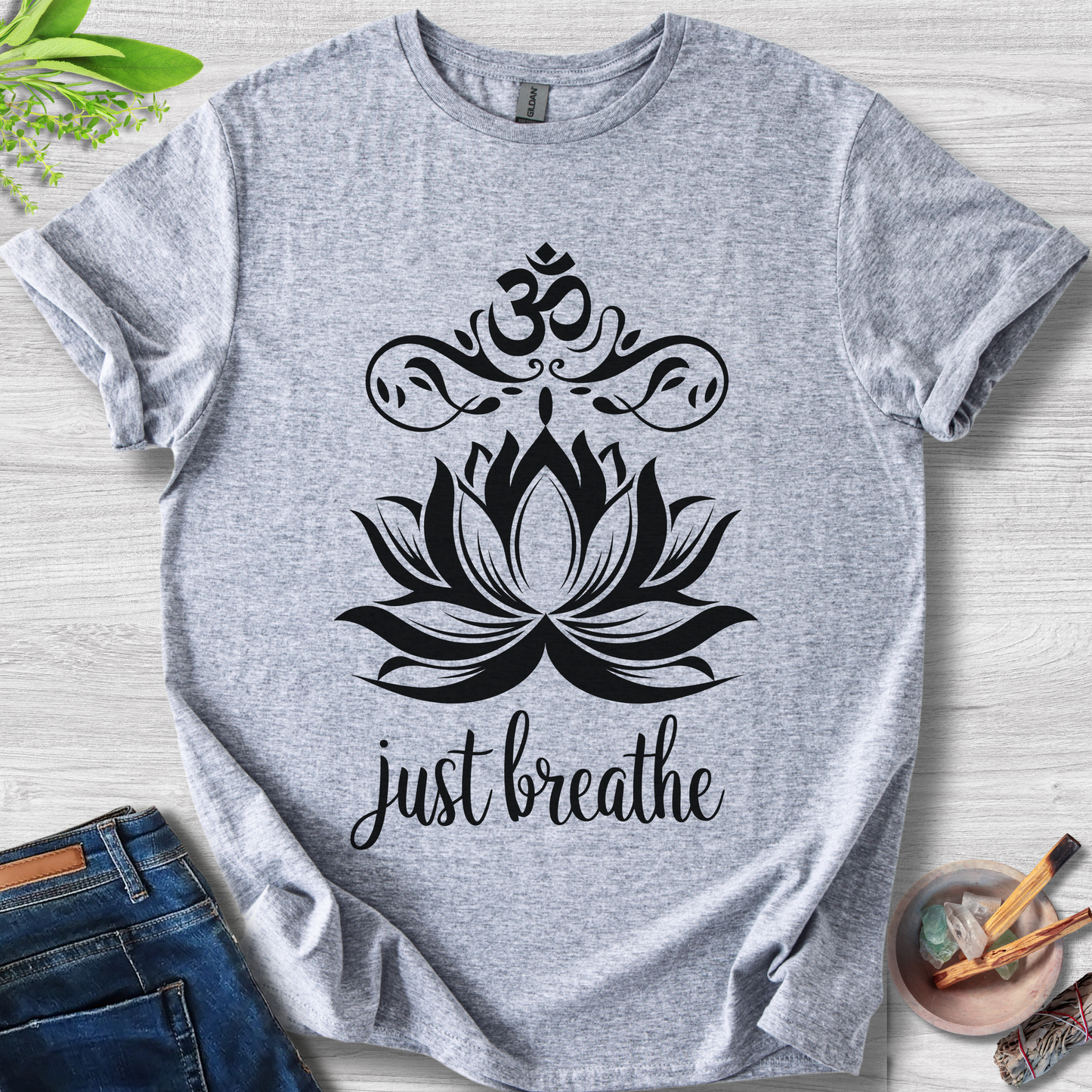 Just Breathe Unisex Softstyle T-Shirt