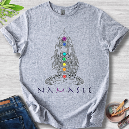 Namaste Chakra Flow Unisex Softstyle T-Shirt
