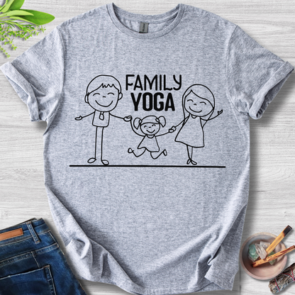 Family Yoga Unisex Softstyle T-Shirt