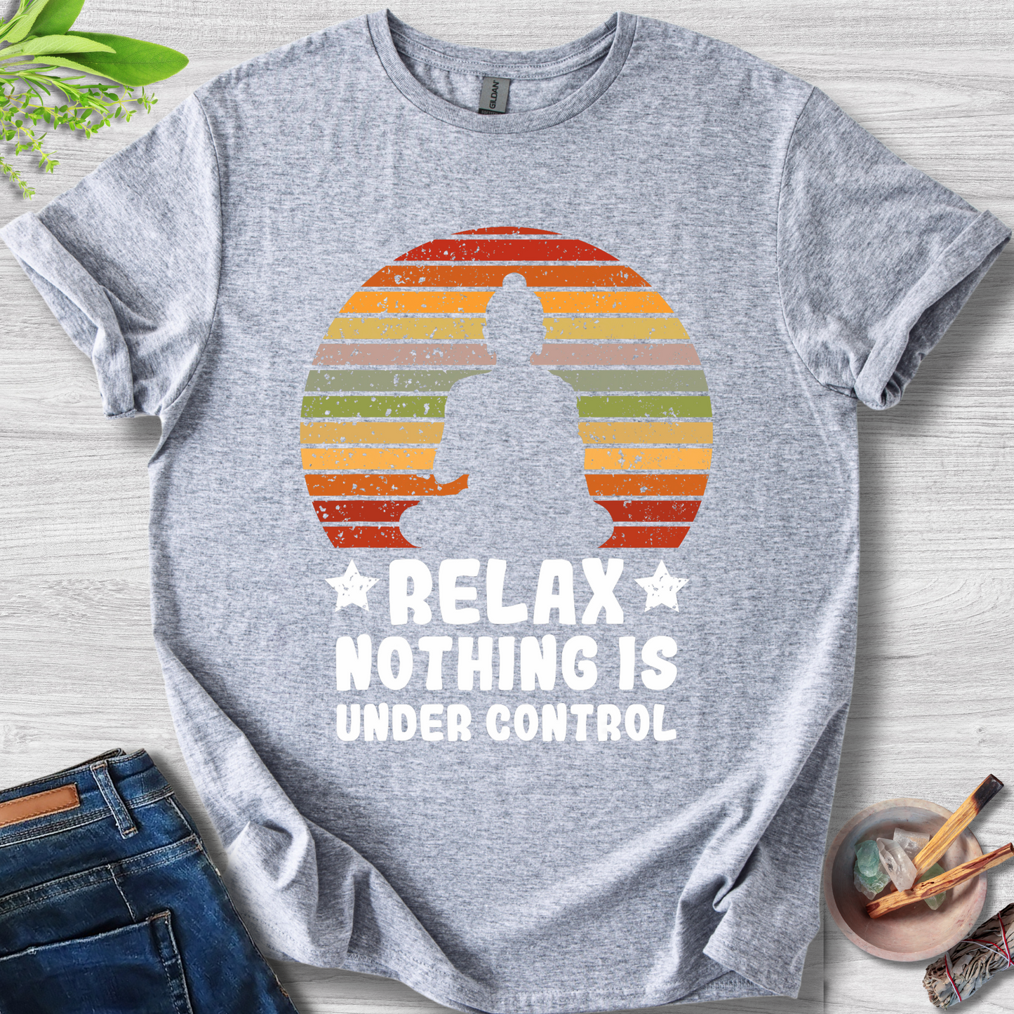 Relax Nothing Is Under Control Unisex Softstyle T-Shirt