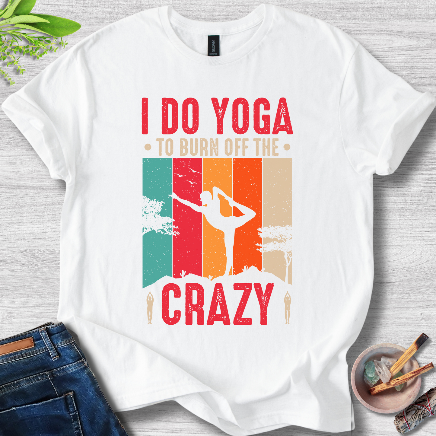 Yoga Burnout Unisex Softstyle T-Shirt