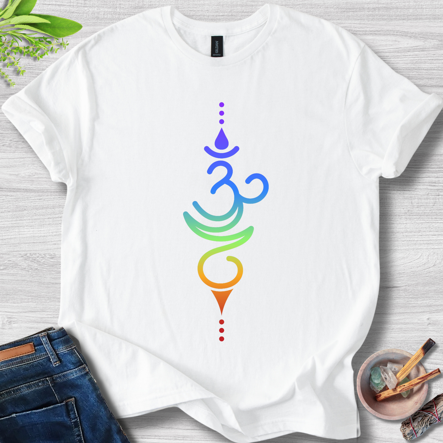 Chakra Flow Unisex Softstyle T-Shirt