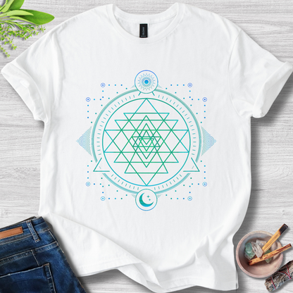 Sri Yantra Energy Unisex Softstyle T-Shirt