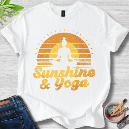 Sunshine & Yoga Unisex Softstyle T-Shirt