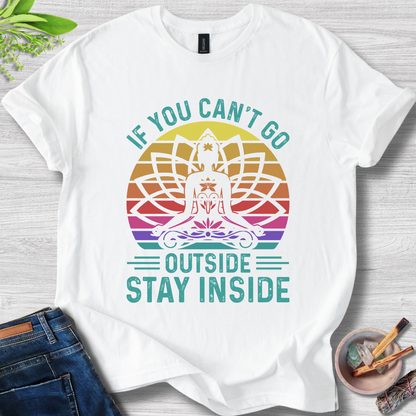 Stay Inside Zen Unisex Softstyle T-Shirt