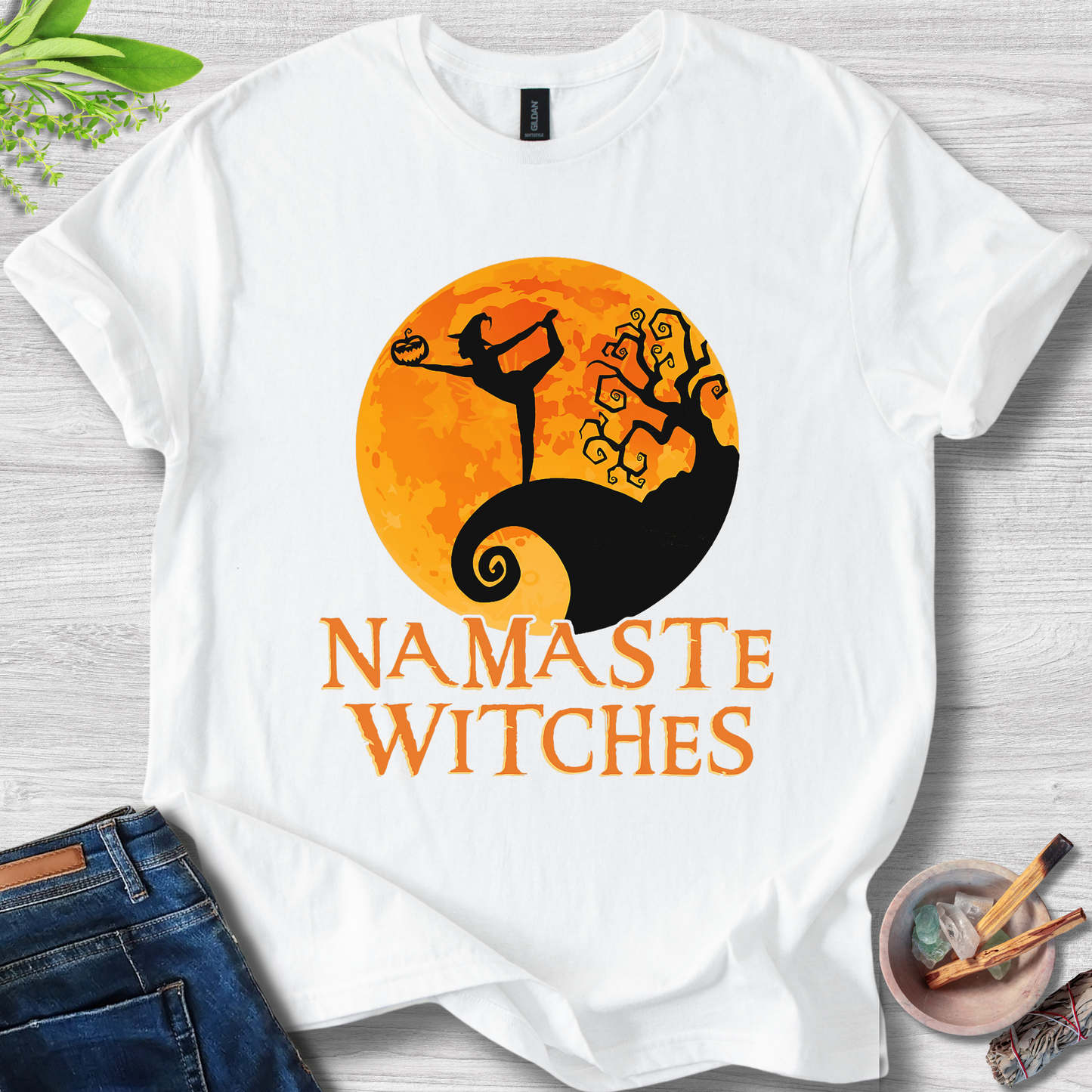 Namaste Witches Unisex Softstyle T-Shirt