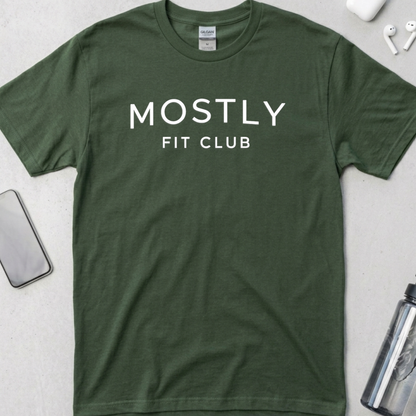 Mostly Fit Club Minimalist T-Shirt