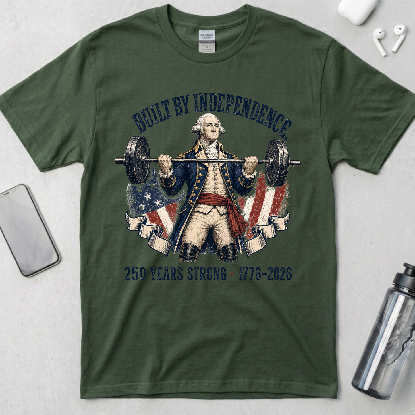 Built by Independence Washington Curl T-Shirt