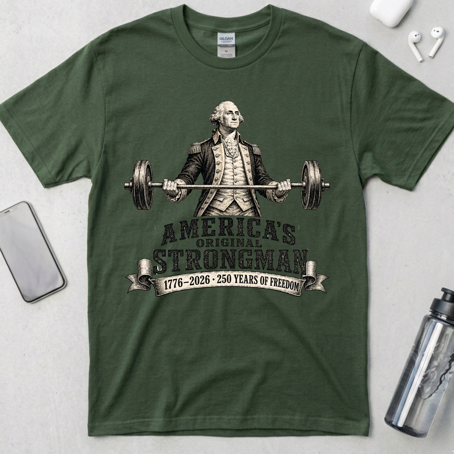 America’s Original Strongman Washington T-Shirt