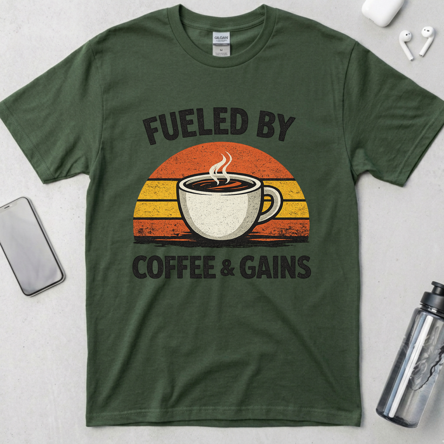Fueled By Coffee & Gains T-Shirt