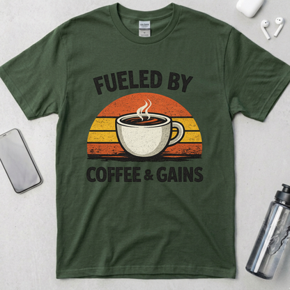 Fueled By Coffee & Gains T-Shirt