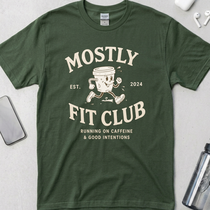 Mostly Fit Coffee Club T-Shirt