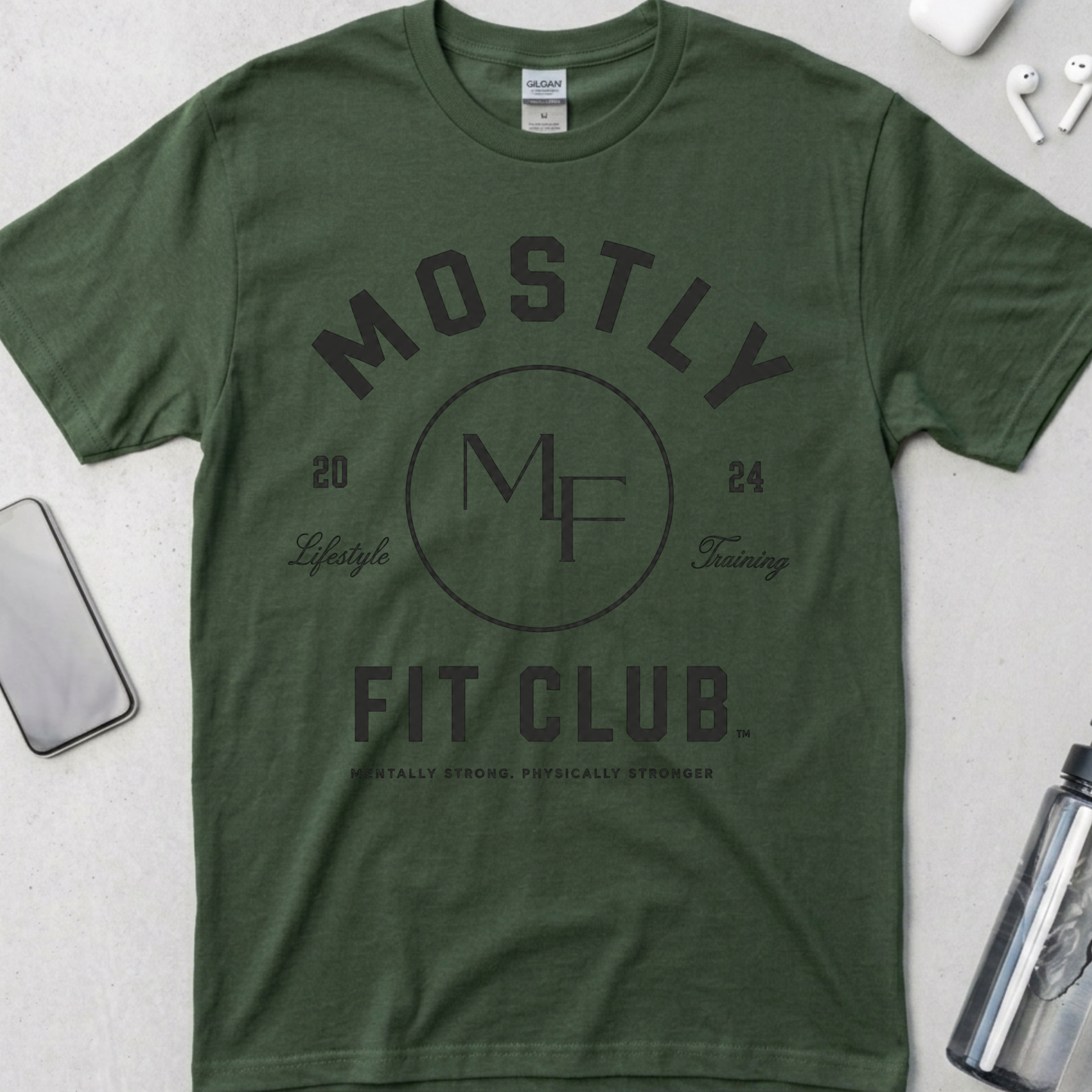 Mostly Fit Club Lifestyle Training T-Shirt