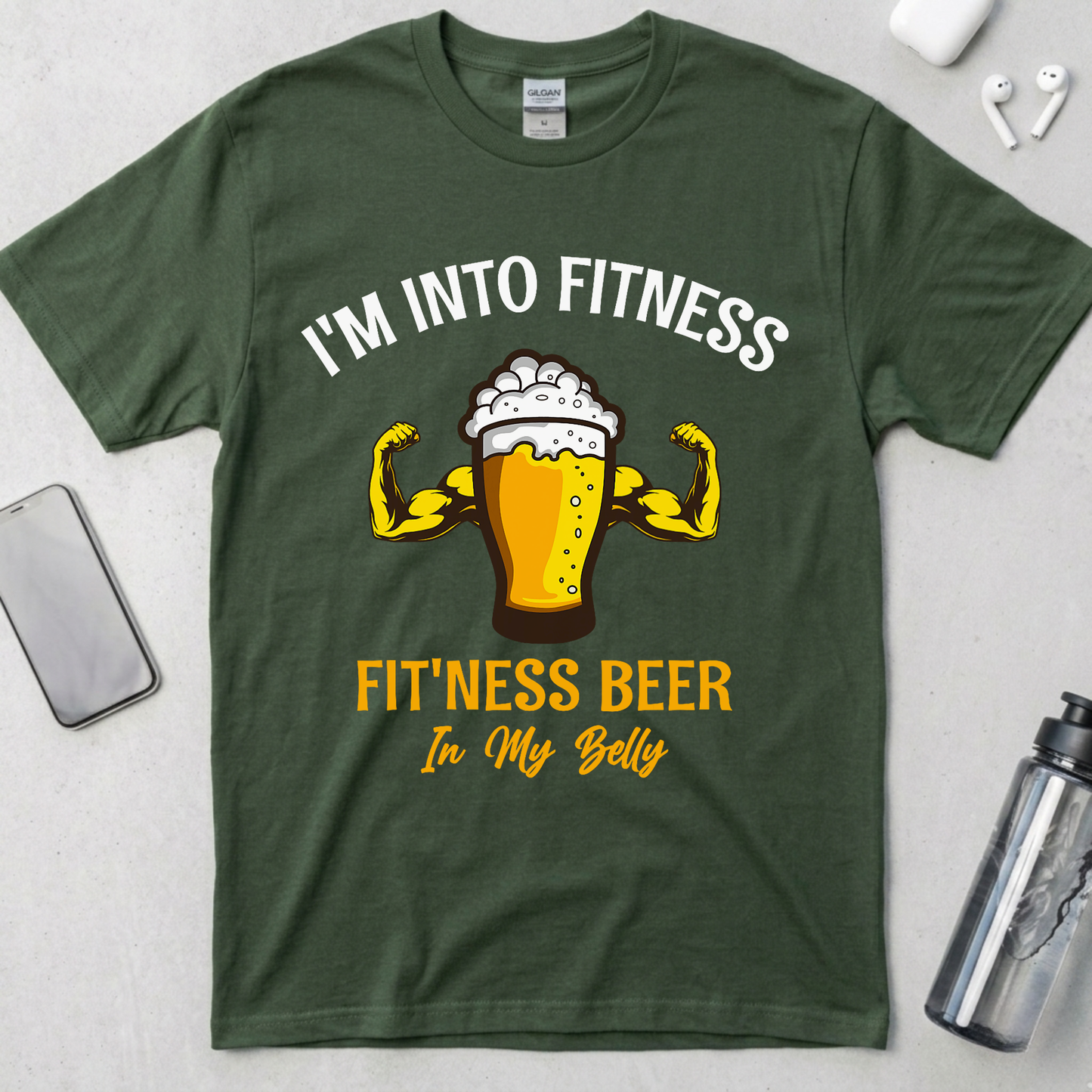 I'm Into Fitness Beer In My Belly T-Shirt