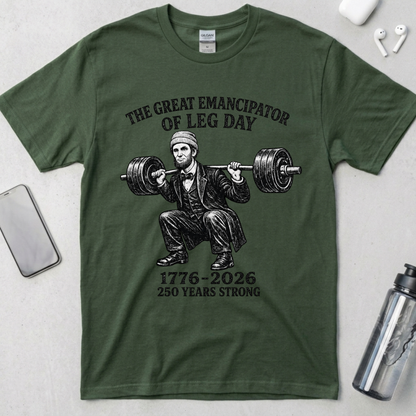 The Great Emancipator of Leg Day T-Shirt