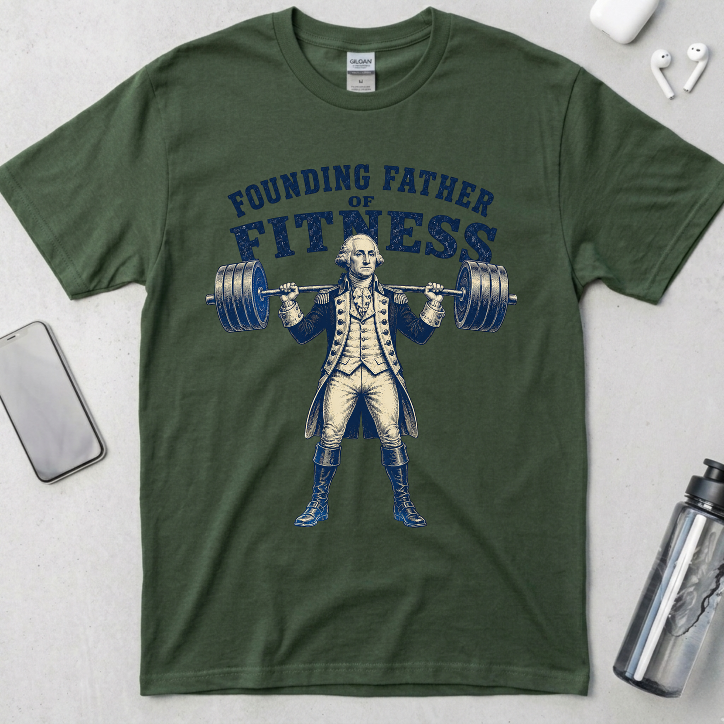 Founding Father of Fitness Washington T-Shirt