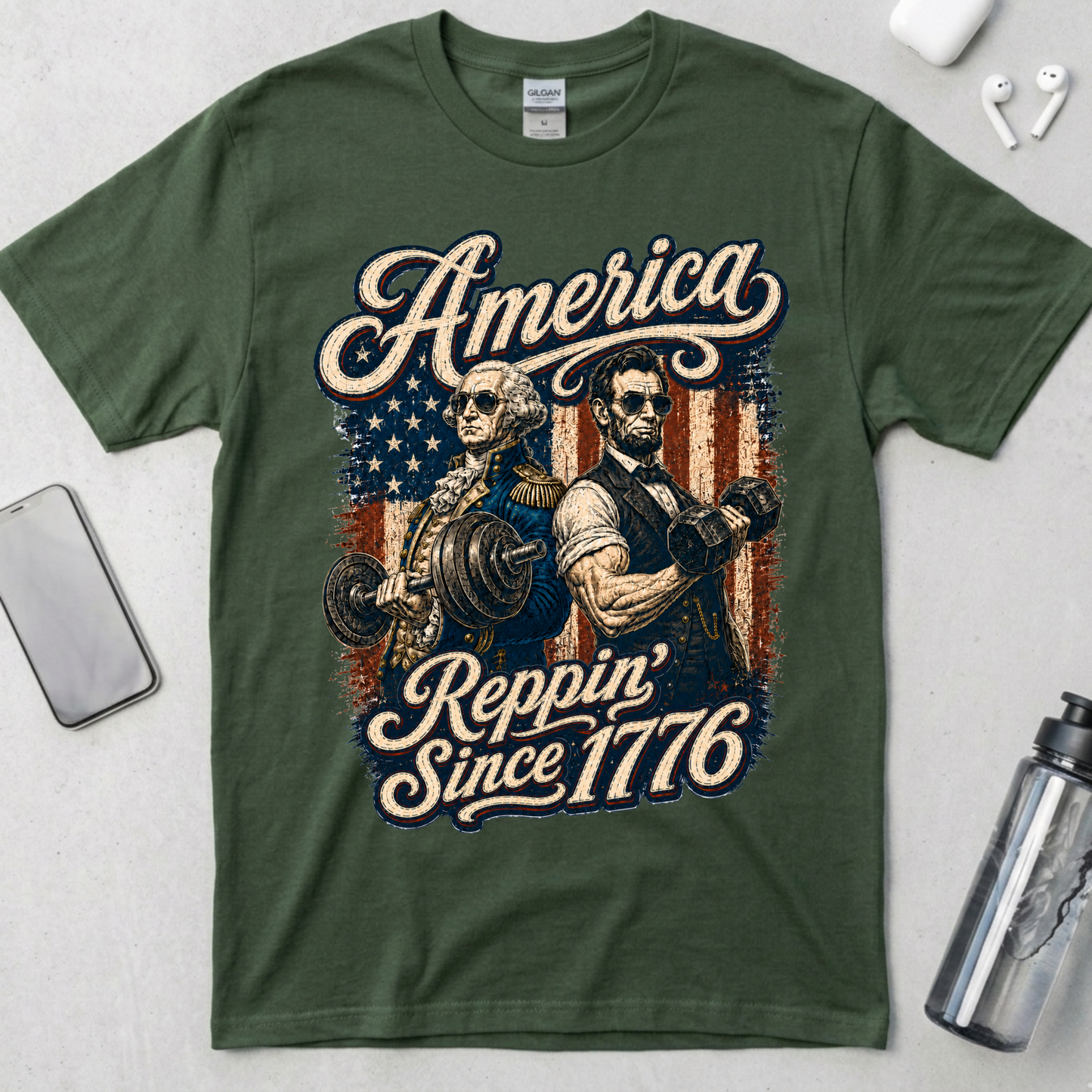 America Reppin' Since 1776 T-Shirt