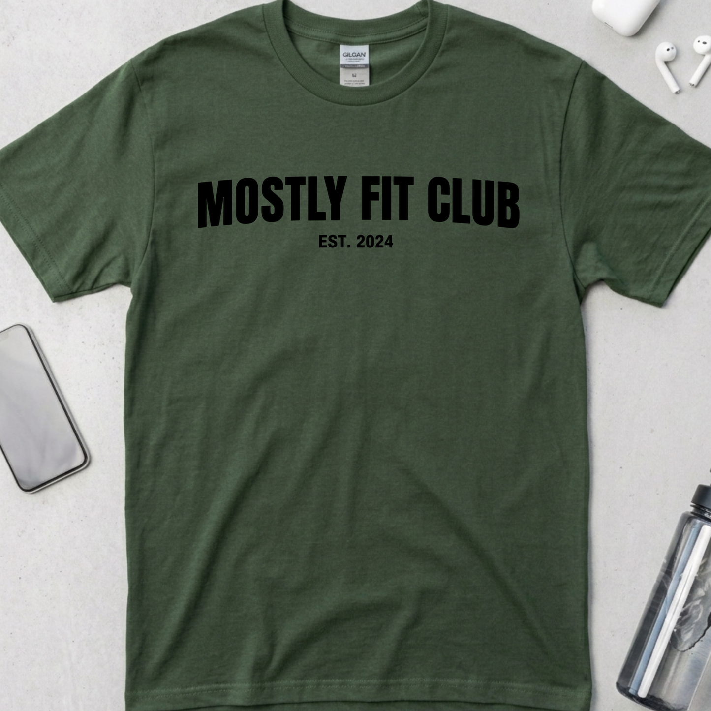 Mostly Fit Club Classic Logo T-Shirt