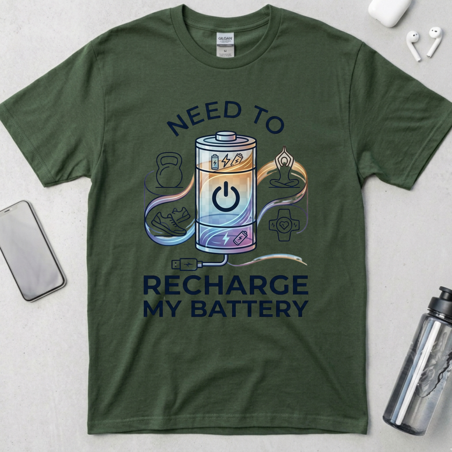 Need To Recharge My Battery Tee