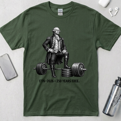 Washington Barbell Hero Pose T-Shirt