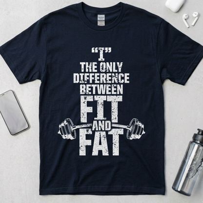 Difference Between Fit and Fat T-Shirt
