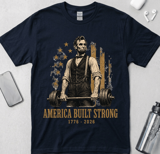 America Built Strong Lincoln T-Shirt