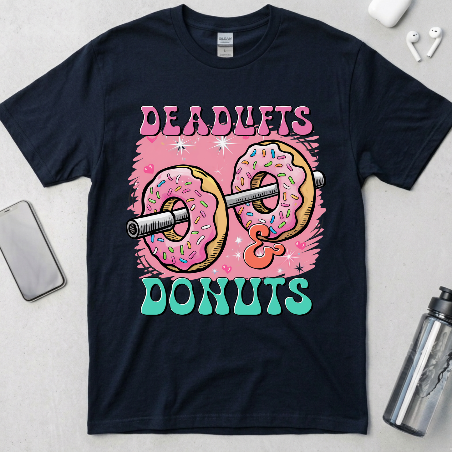 Deadlifts & Donuts T-Shirt