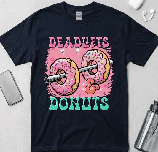 Deadlifts & Donuts T-Shirt