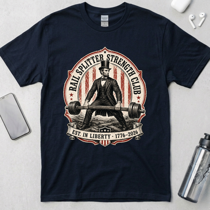 Rail Splitter Strength Club Lincoln T-Shirt
