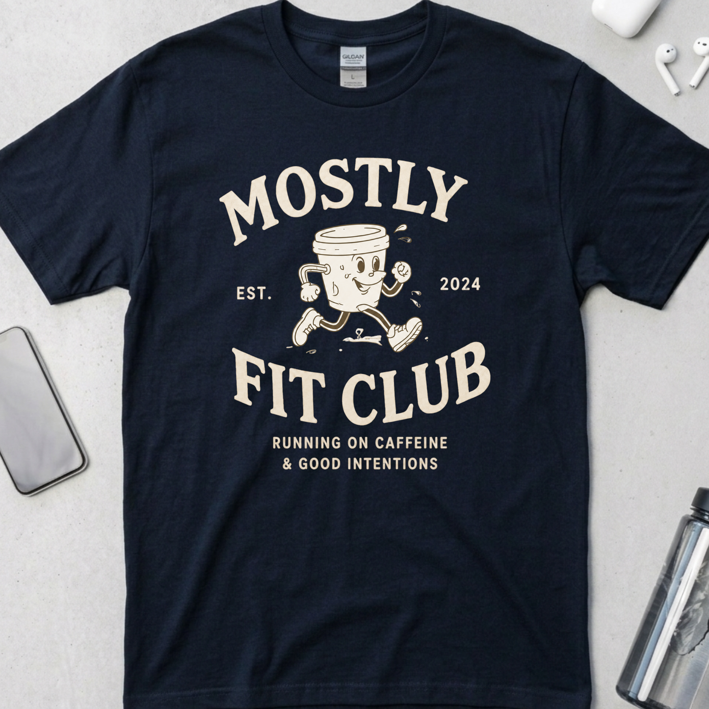 Mostly Fit Coffee Club T-Shirt
