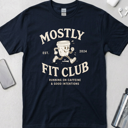 Mostly Fit Coffee Club T-Shirt