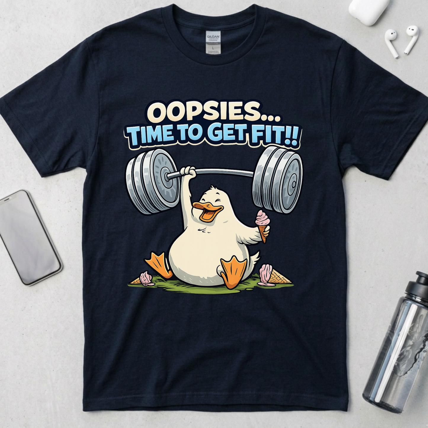 Oopsies Time To Get Fit! T-Shirt