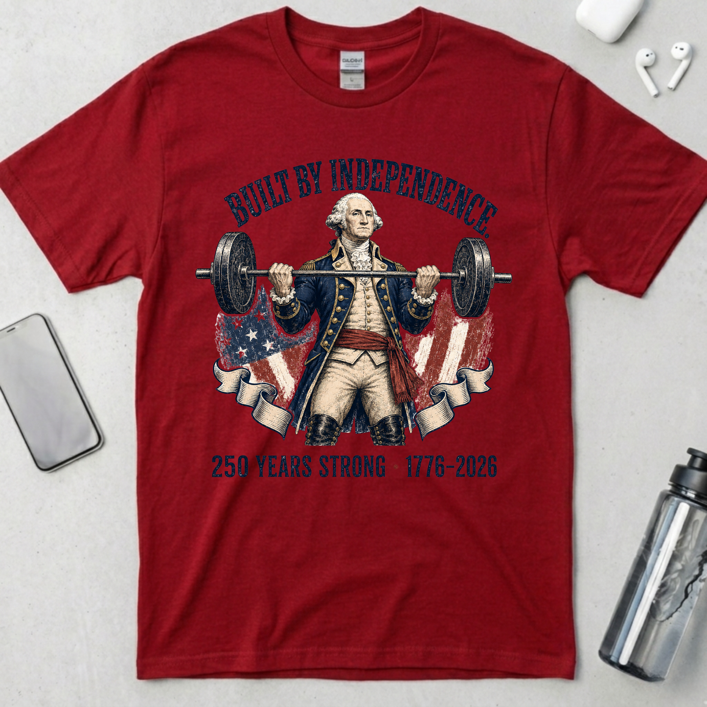 Built by Independence Washington Curl T-Shirt