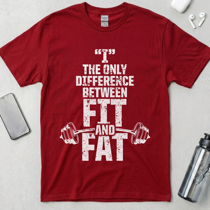 Difference Between Fit and Fat T-Shirt